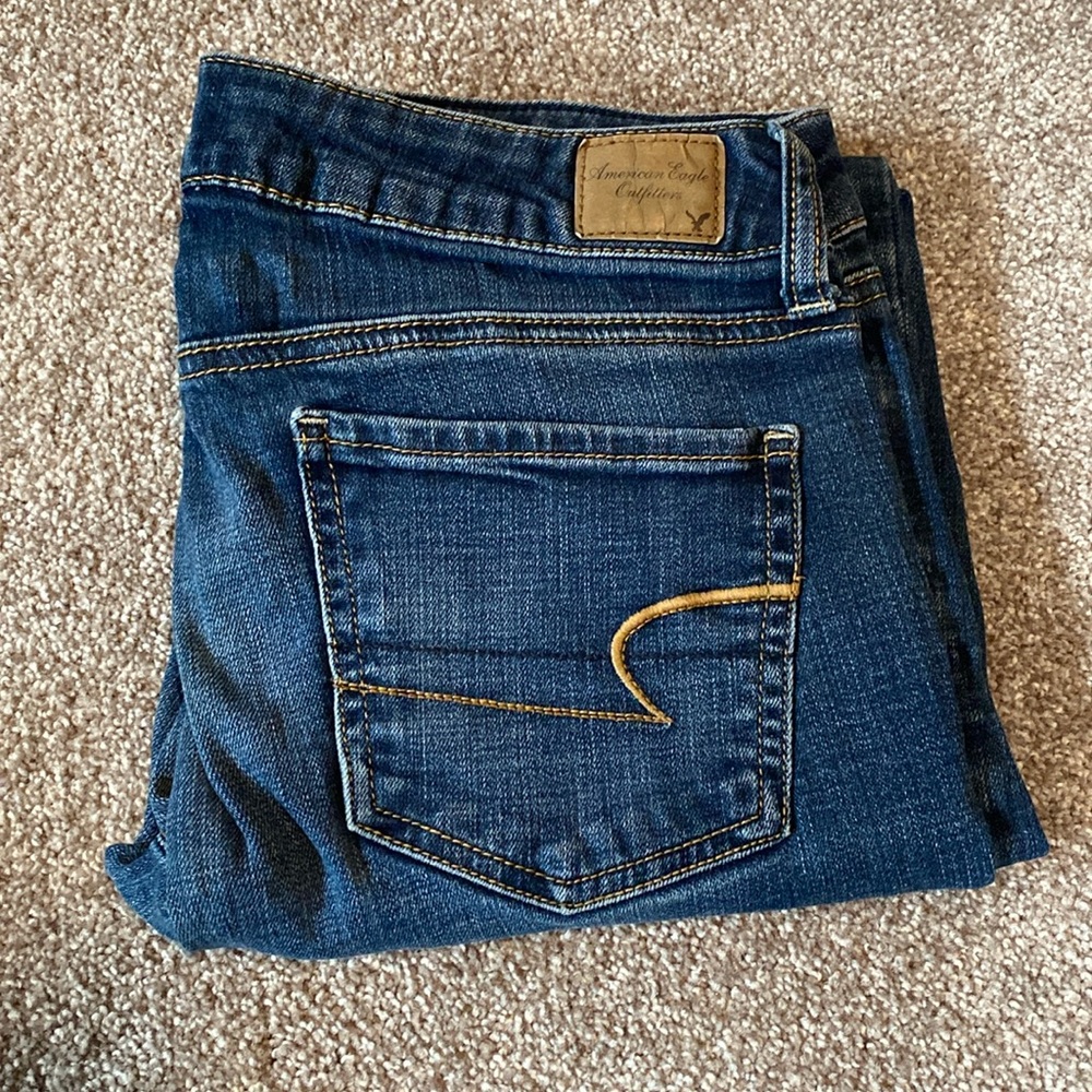 American Eagle Outfitters Blue Jeggings Stretchy Comfort